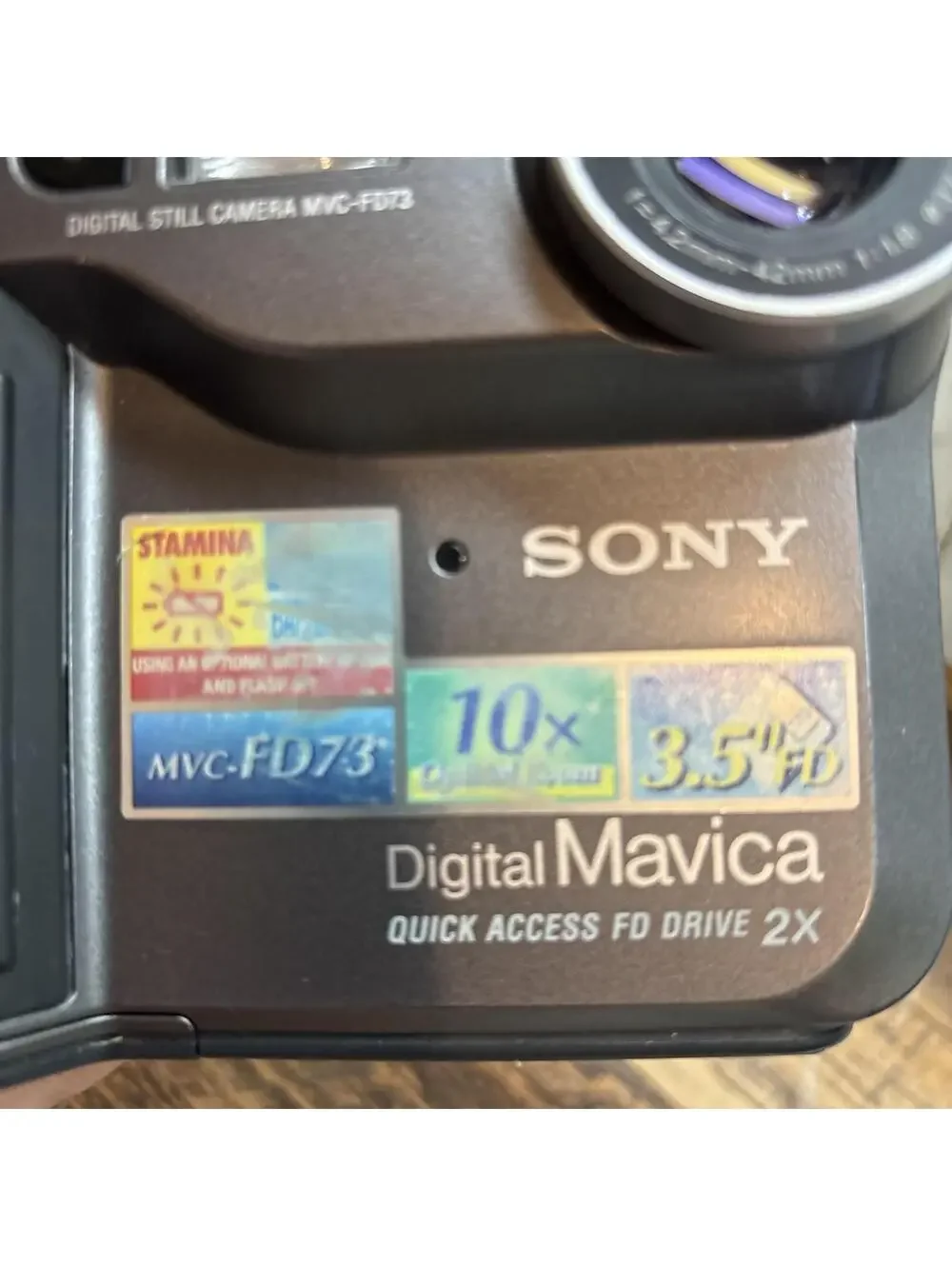 Sony Mavica Digital Still Camera MVC-FD73 UNTESTED FOR PARTS OR REPAIR